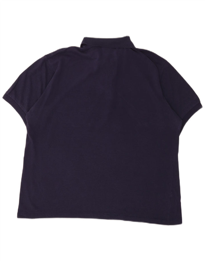 Lacoste Mens Polo Shirt Size 5 Large Navy Blue