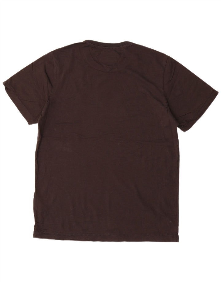 TOMMY HILFIGER Mens T-Shirt Top Medium Black Cotton