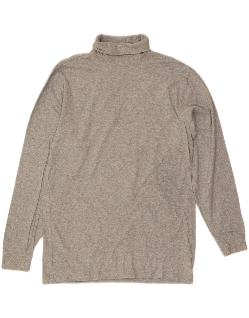L.L.BEAN Mens Top Long Sleeve Medium Grey Cotton Vintage L.L.Bean and Second-Hand L.L.Bean from Messina Hembry 