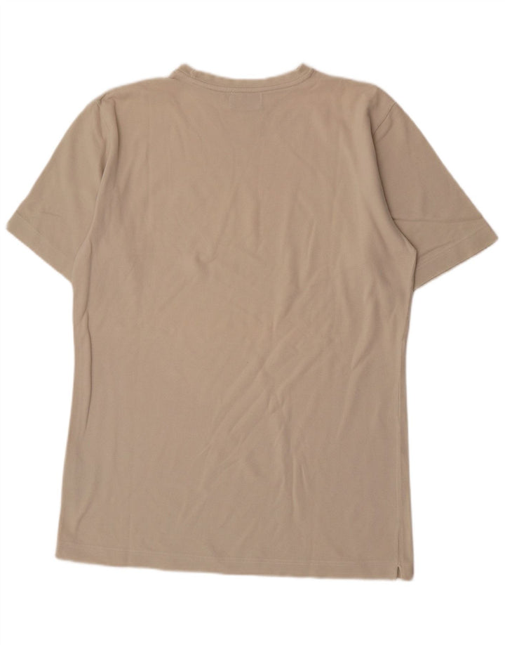 KAPPA Mens T-Shirt Top XL Beige Cotton