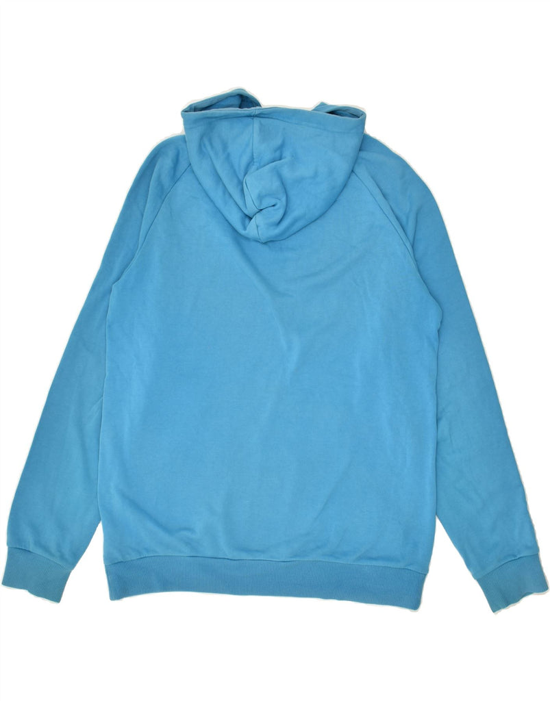 ADIDAS Boys Graphic Hoodie Jumper 15-16 Years Blue Cotton | Vintage Adidas | Thrift | Second-Hand Adidas | Used Clothing | Messina Hembry 