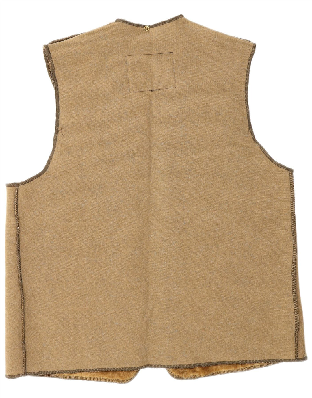 Barbour Mens Sherpa Liner Gilet UK 38 Medium Khaki Acrylic