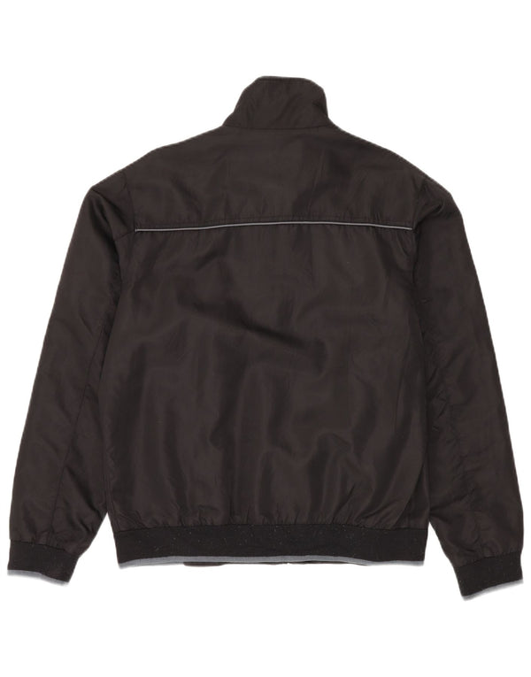 Energie Mens Bomber Jacket UK 40 Large Black Polyester