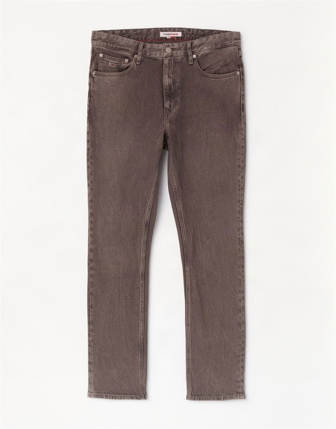 Tommy Hilfiger Mens Straight Jeans W33 L32 Grey Cotton