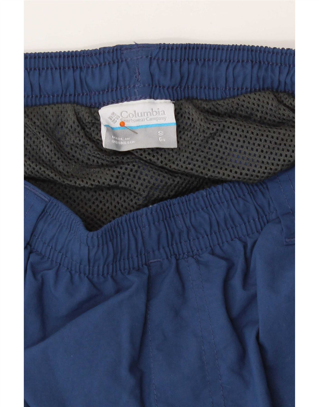 Columbia Mens Cargo Sport Shorts Small Navy Blue Nylon