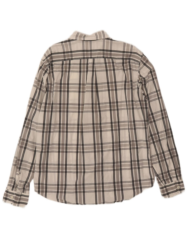 LEVI'S Mens Shirt XL Grey Check Cotton