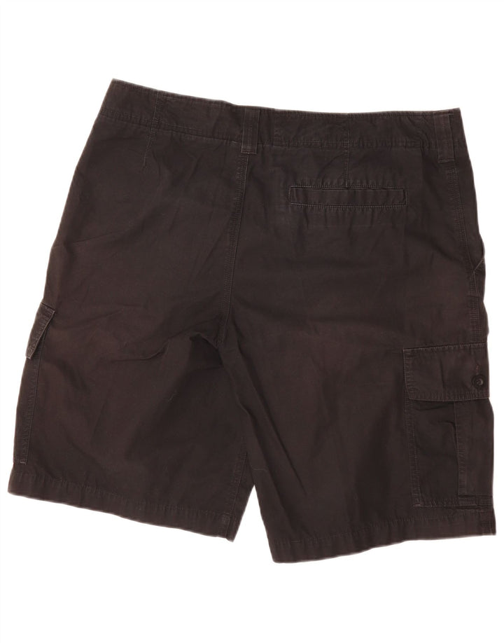 PUMA Mens Cargo Shorts W34 Large Black Cotton