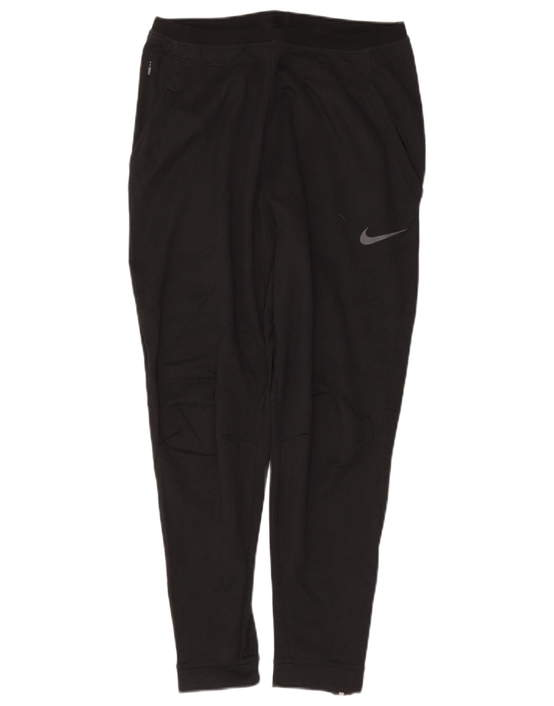 Nike Womens Dri Fit Tracksuit Trousers Joggers UK 14 Medium Black