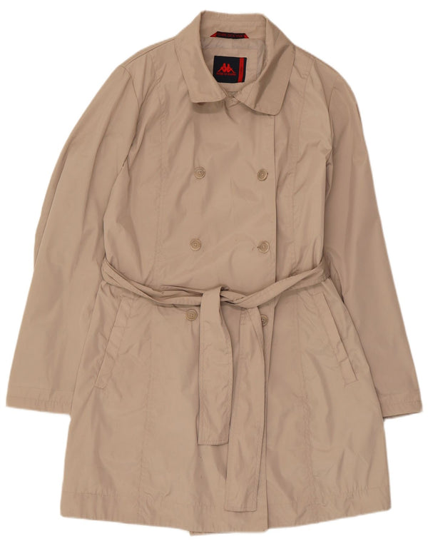 Kappa Womens Trench Coat UK 18 XL Beige Polyester