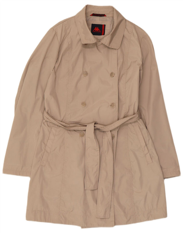 Kappa Womens Trench Coat UK 18 XL Beige Polyester