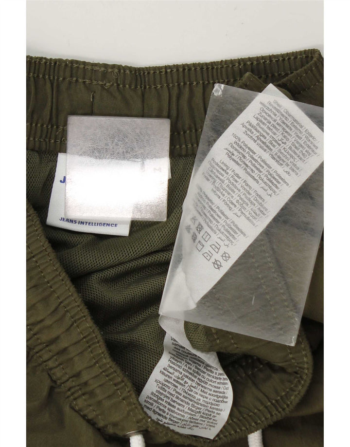 Jack & Jones Mens Swimming Shorts Medium  Khaki Polyester