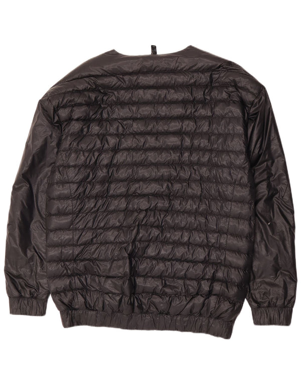 Adidas Mens Padded Jacket UK 38 Medium Black Nylon