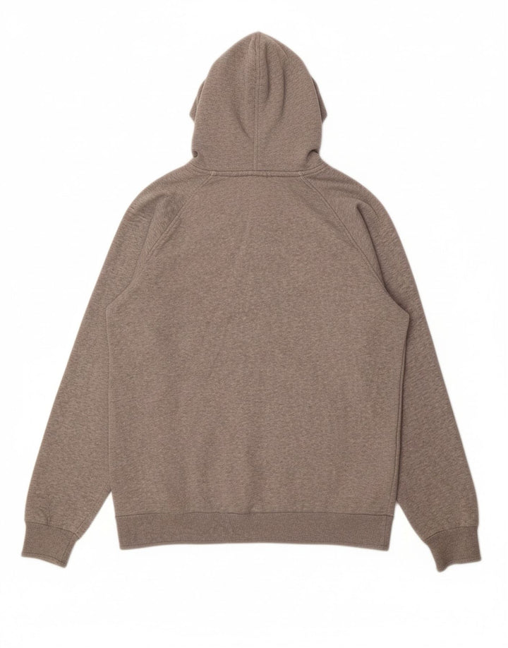 ADIDAS Mens Tall Zip Hoodie Sweater XL Grey Cotton