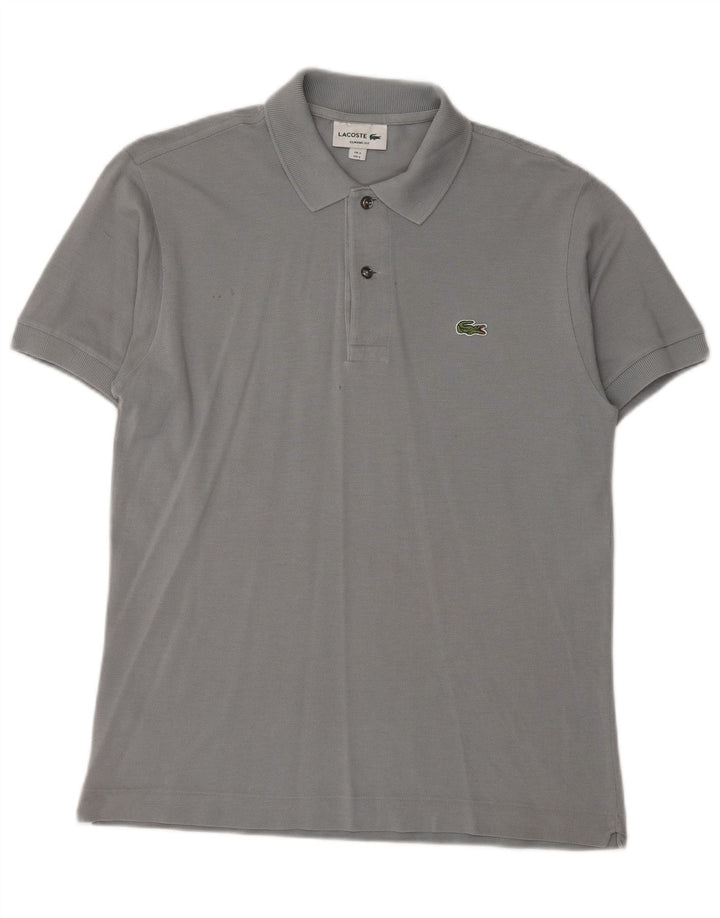 Lacoste Mens Classic Fit Polo Shirt Size 3 Small Grey Cotton