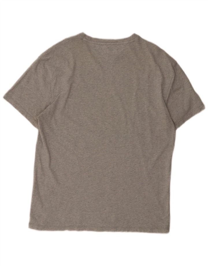 Tommy Hilfiger Mens T-Shirt Top Medium Grey Cotton