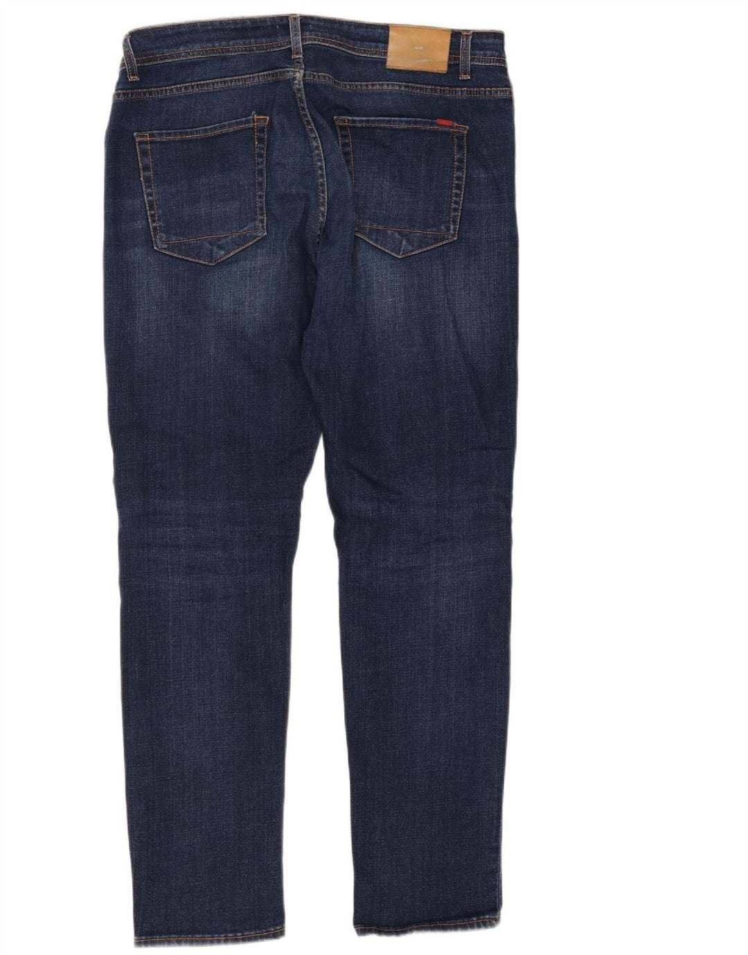 LIU JO Mens Regular Fit Straight Jeans W38 L32 Blue Cotton