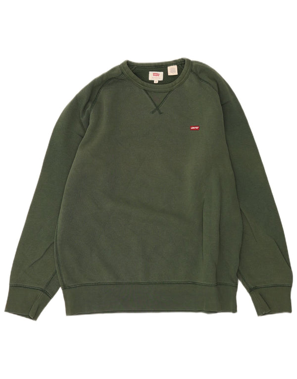Levi's Mens Sweatshirt Jumper Medium Green