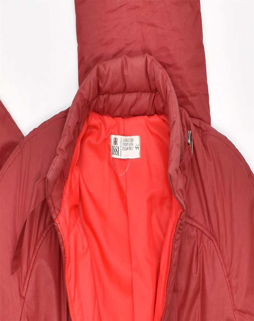 CERRUTI Womens Ski Jumpsuit IT 44 Medium Red | Vintage | Thrift | Second-Hand | Used Clothing | Messina Hembry 