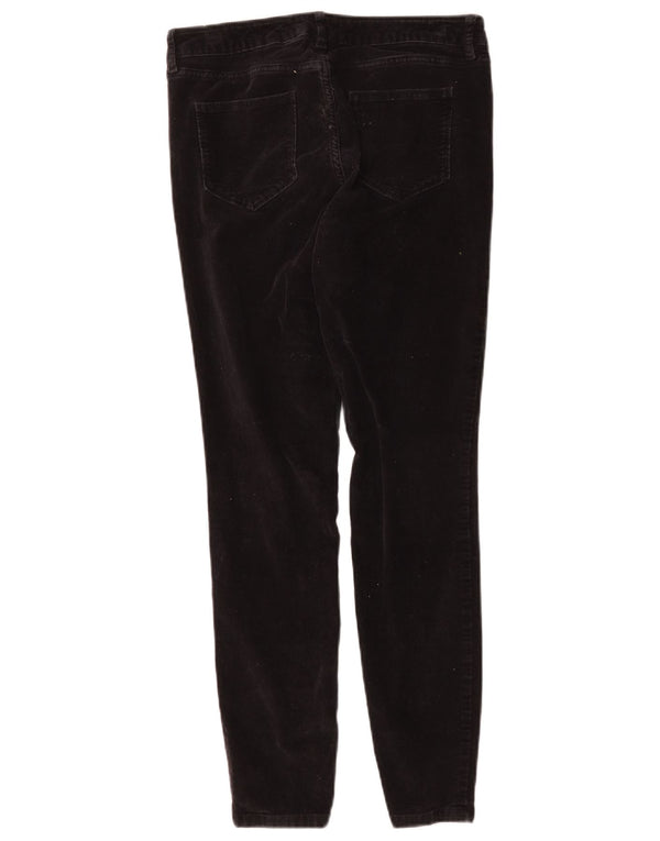 Fat Face Womens Slim Corduroy Trousers UK 12 Medium W30 L28 Navy Blue