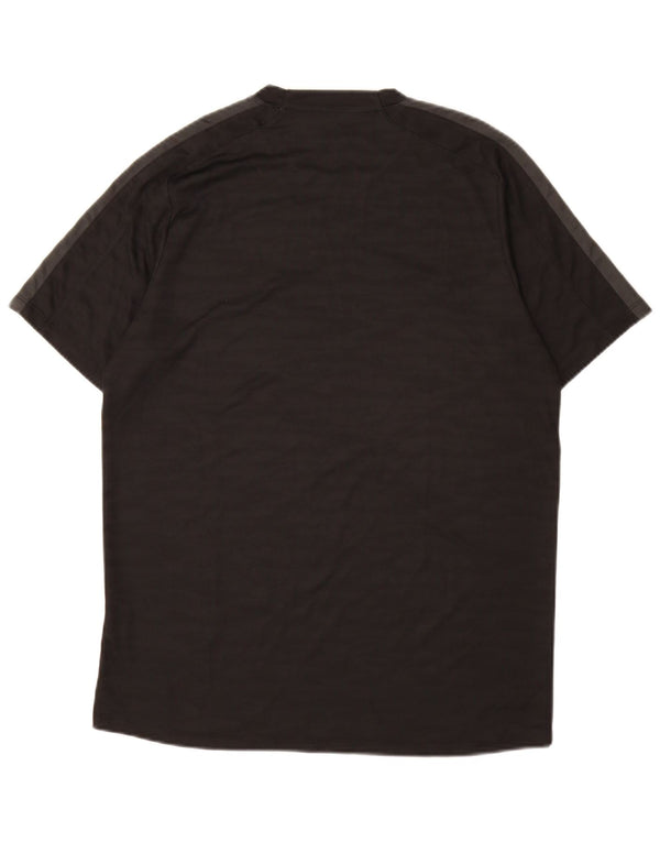 Nike Mens Dri Fit T-Shirt Top Large Black Polyester