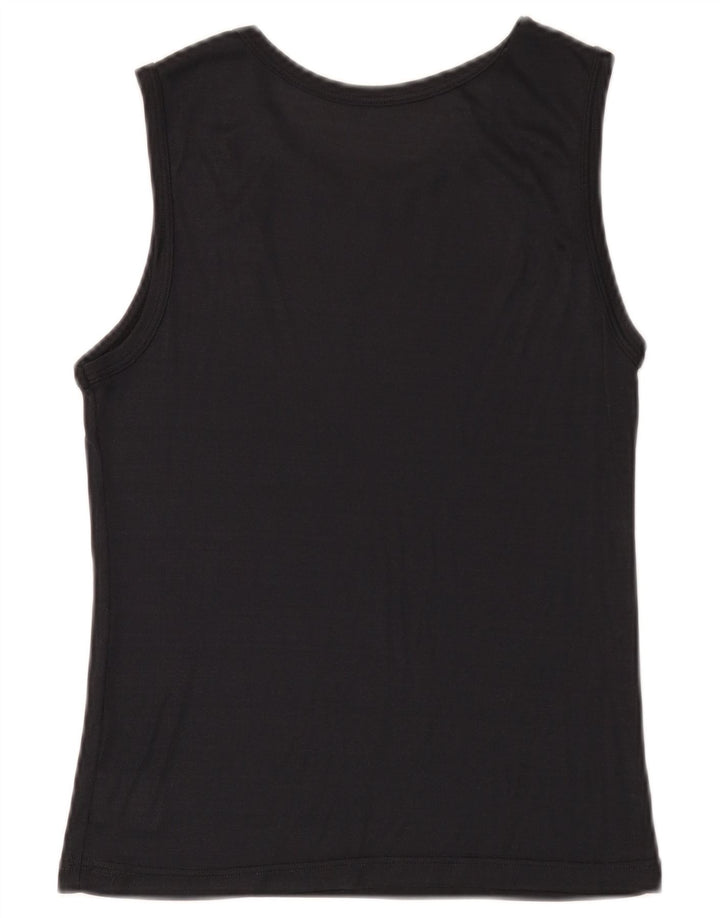 St. Bernard Girls Vest Top 14-15 Years Black Tactel