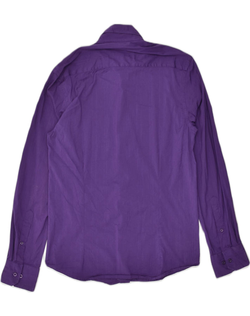 JACK & JONES Mens Shirt Medium Purple Cotton | Vintage Jack & Jones | Thrift | Second-Hand Jack & Jones | Used Clothing | Messina Hembry 