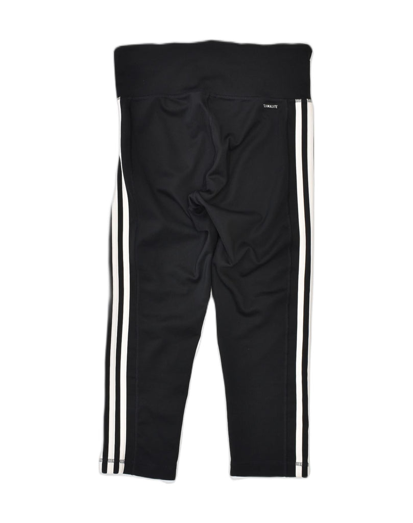 ADIDAS Womens Climalite Capri Tracksuit Trousers UK 8/10 Small Black | Vintage | Thrift | Second-Hand | Used Clothing | Messina Hembry 