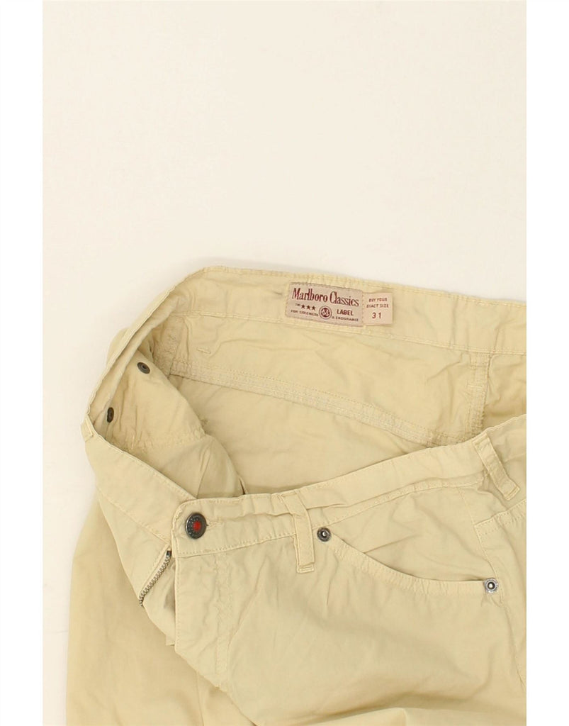 MARLBORO CLASSICS Womens Straight Casual Trousers W31 L28 Yellow Cotton Vintage Marlboro Classics and Second-Hand Marlboro Classics from Messina Hembry 