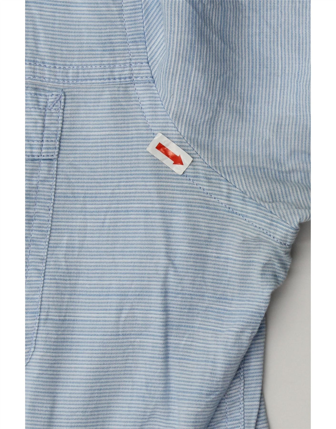 IZOD Mens Relaxed Classics Short Sleeve Shirt Large Blue Pinstripe Cotton Vintage Izod and Second-Hand Izod from Messina Hembry 