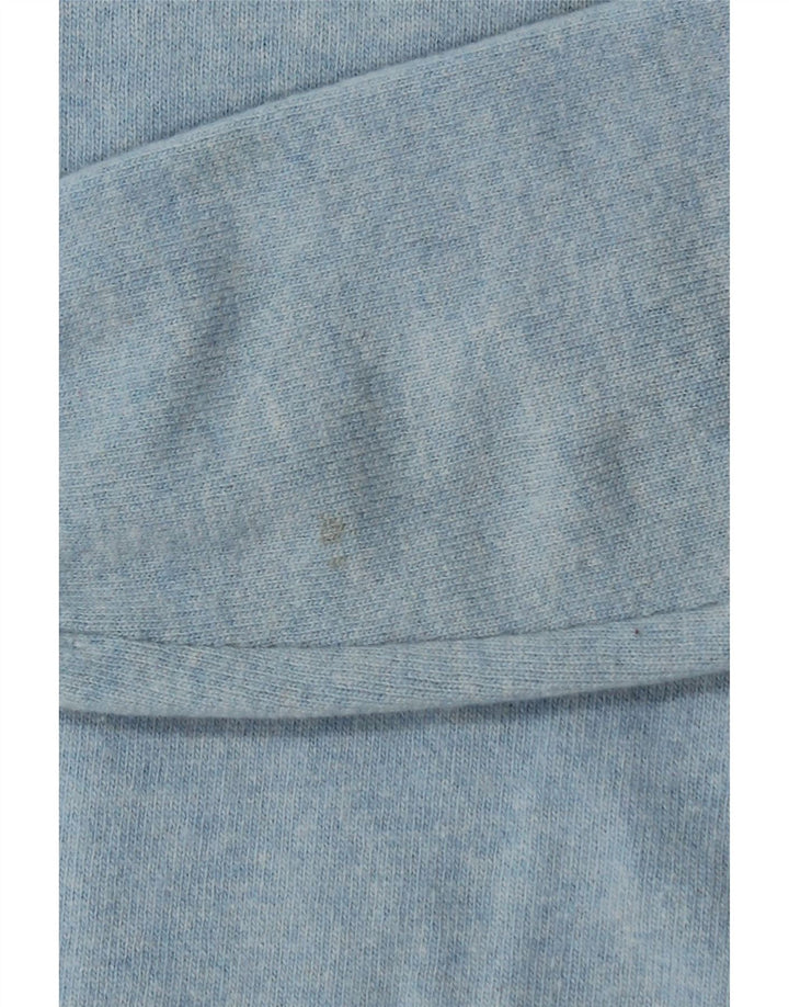 TIMBERLAND Mens Crew Neck Jumper Sweater Small Blue Merino Wool