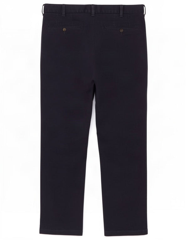 Marks & Spencer Mens Blue Harbour Straight Chino Trousers W38 L31 Navy