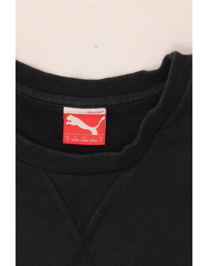 Puma Mens Graphic Sweatshirt Jumper Small Navy Blue