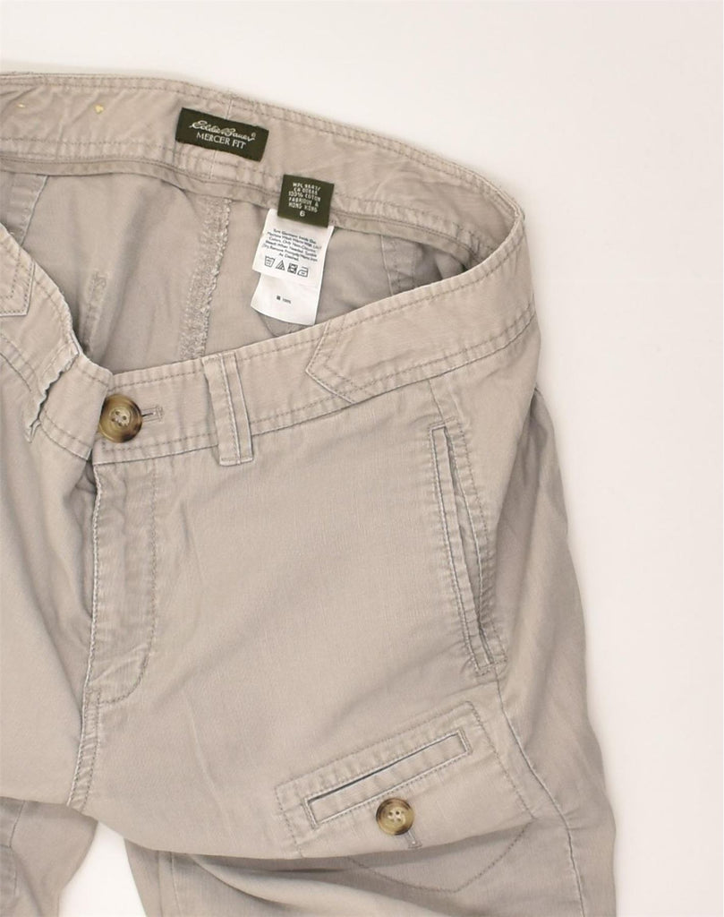 EDDIE BAUER Womens Mercer Fit Cargo Trousers US 6 Medium W28 L30  Grey | Vintage Eddie Bauer | Thrift | Second-Hand Eddie Bauer | Used Clothing | Messina Hembry 