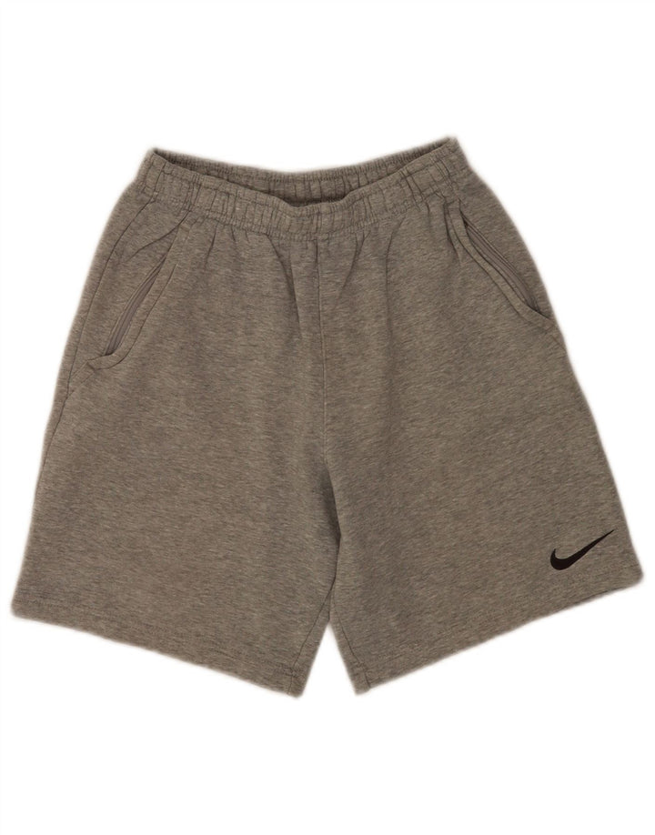 Nike Boys Sport Shorts 12-13 Years Large Grey Cotton