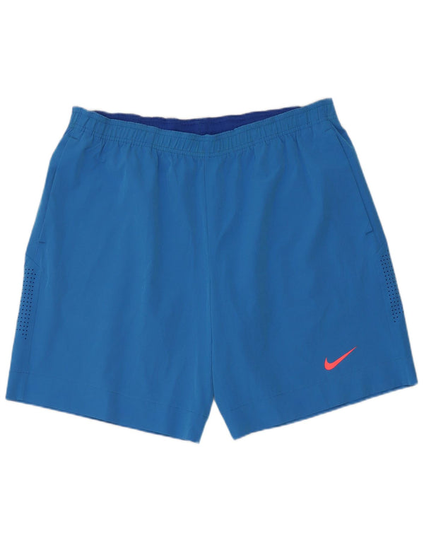 Nike Mens Dri Fit Sport Shorts XL  Blue Polyester