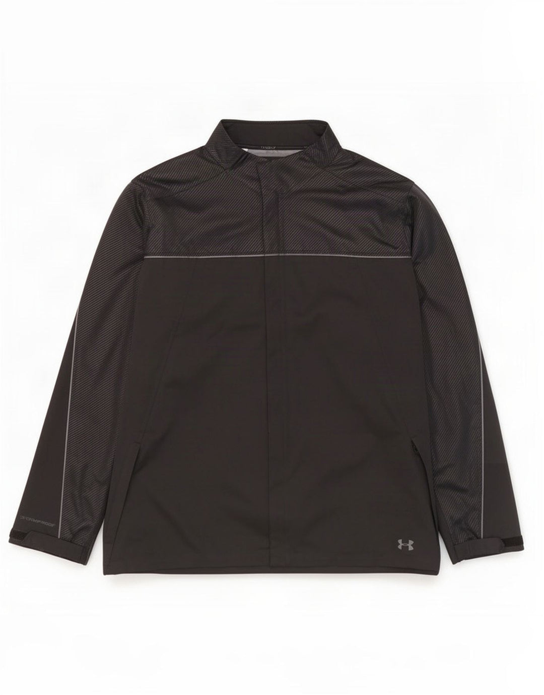 Under Armour Mens Tracksuit Top Jacket 4XL Black Colourblock Polyester
