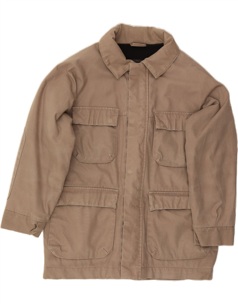 MURPHY & NYE Mens Sailwear Utility Jacket UK 40 Large Beige Vintage Murphy & Nye and Second-Hand Murphy & Nye from Messina Hembry 