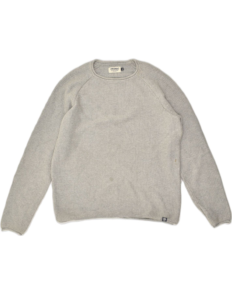 JACK & JONES Womens Crew Neck Jumper Sweater UK 20 2XL Grey Cotton | Vintage Jack & Jones | Thrift | Second-Hand Jack & Jones | Used Clothing | Messina Hembry 