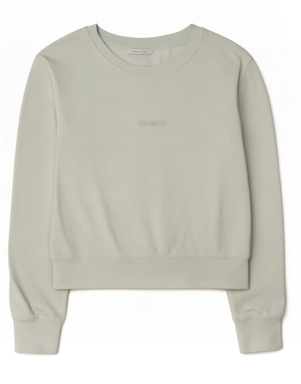 Patrizia Pepe Womens Loose Fit Sweatshirt Jumper UK 0 2XS Green Cotton