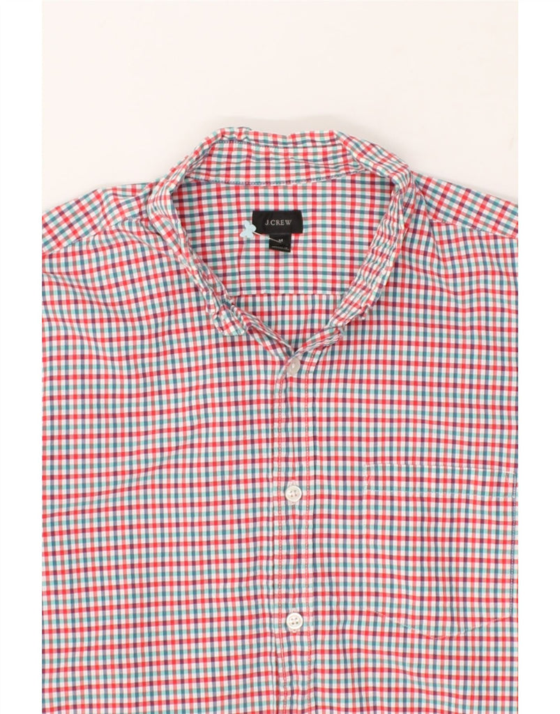 J. CREW Mens Shirt Medium Red Check Cotton | Vintage J. Crew | Thrift | Second-Hand J. Crew | Used Clothing | Messina Hembry 