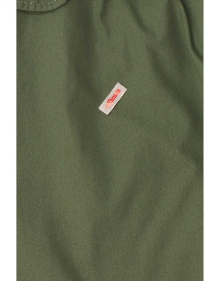 Vintage Womens A-Line Skirt Small W26 Green Polyester
