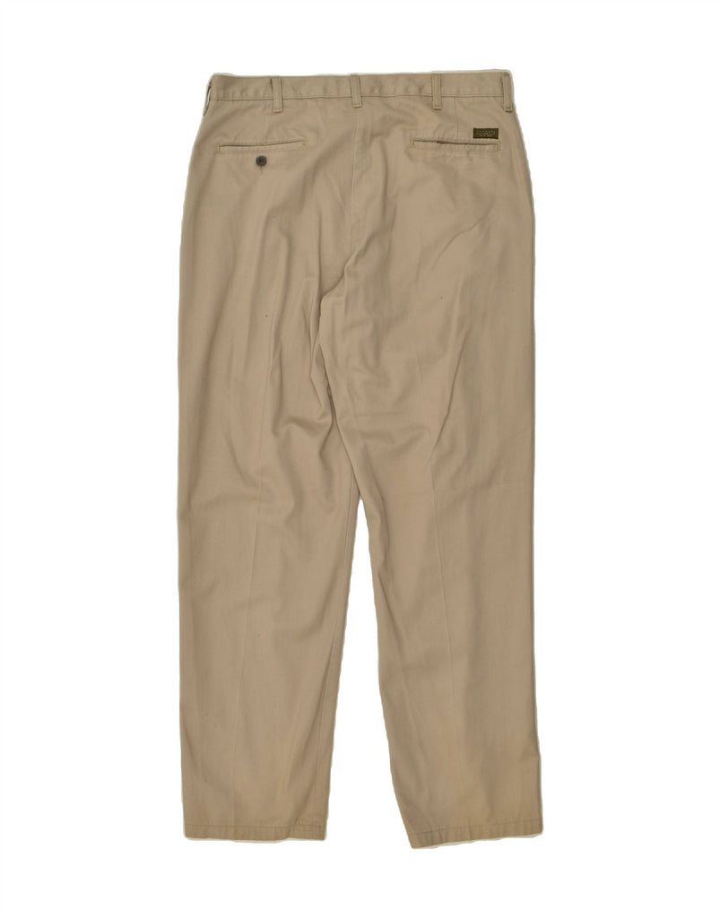 LEE Mens Straight Chino Trousers W36 L34  Beige Cotton | Vintage Lee | Thrift | Second-Hand Lee | Used Clothing | Messina Hembry 