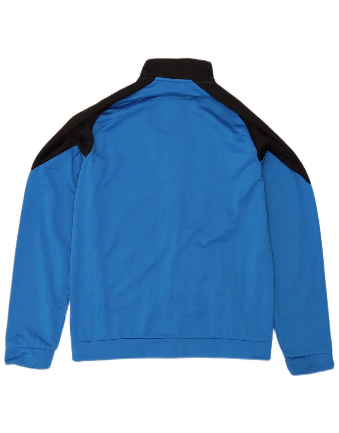 Puma Boys Graphic Tracksuit Top Jacket 15-16 Years Blue Colourblock