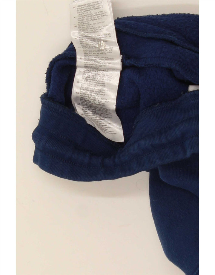 Adidas Mens Tracksuit Trousers Joggers Medium Navy Blue Cotton