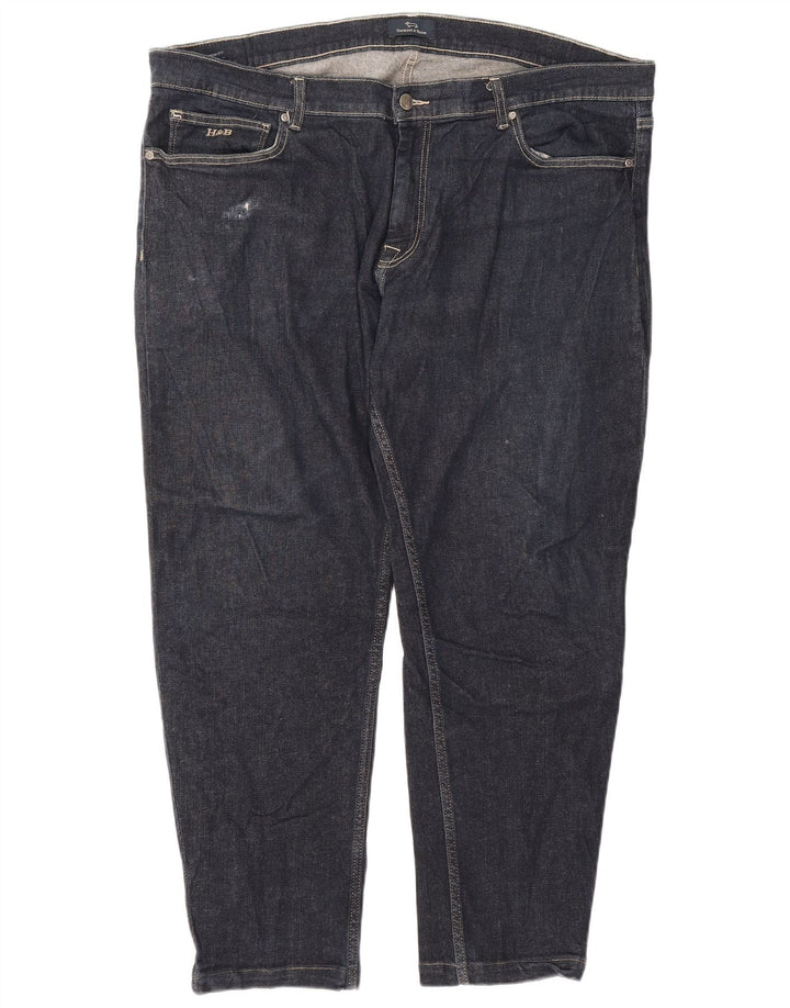 Harmont & Blaine Mens Tapered Jeans W44 L27 Navy Blue