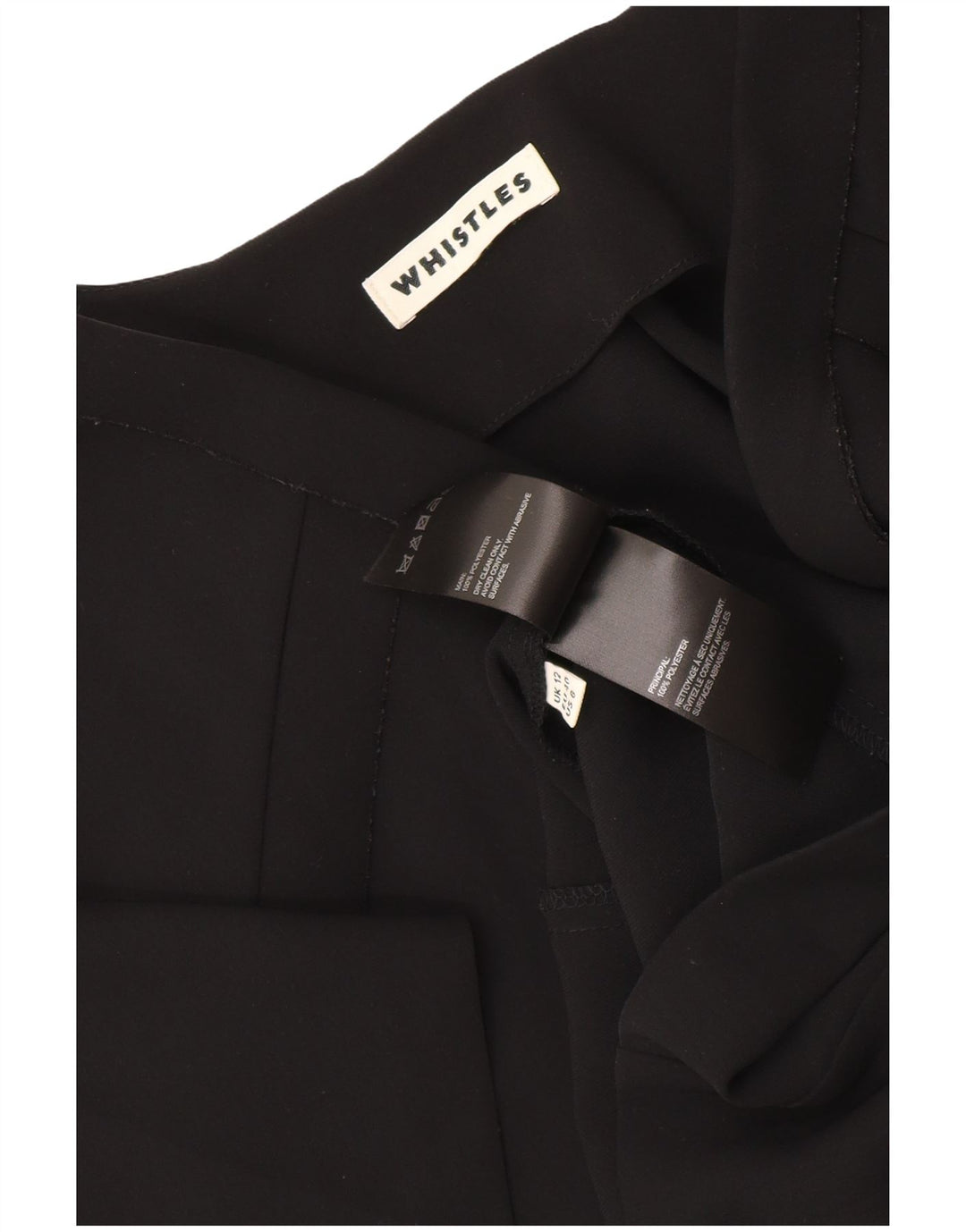 Whistles Womens Oversized Shift Dress UK 12 Medium Black Polyester