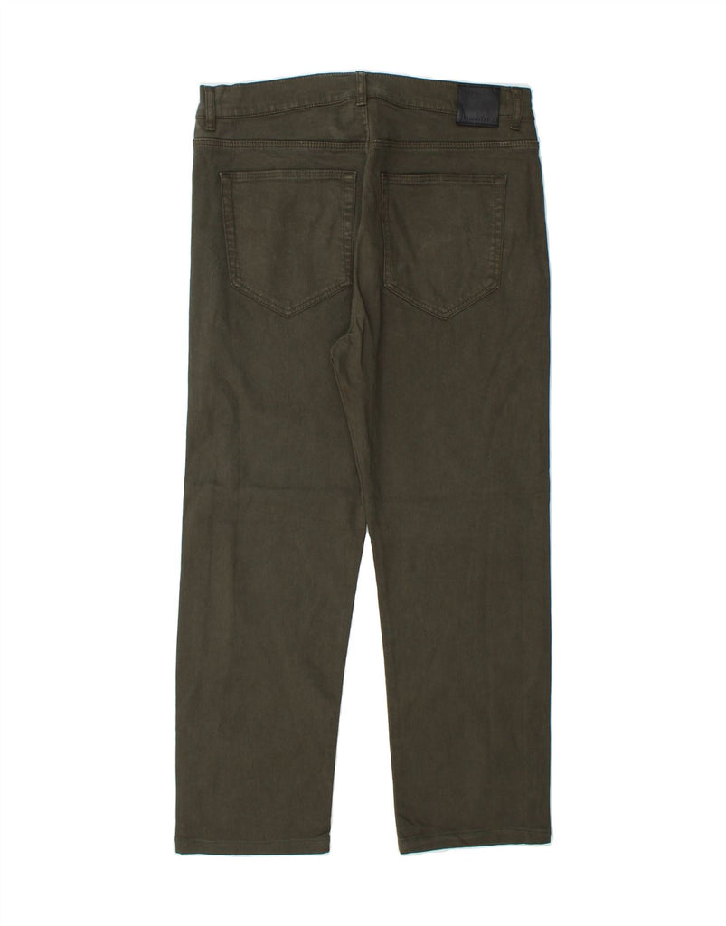 MASSIMO DUTTI Womens High Rise Slim Jeans EU 40 Medium W30 L26 Khaki Vintage Massimo Dutti and Second-Hand Massimo Dutti from Messina Hembry 