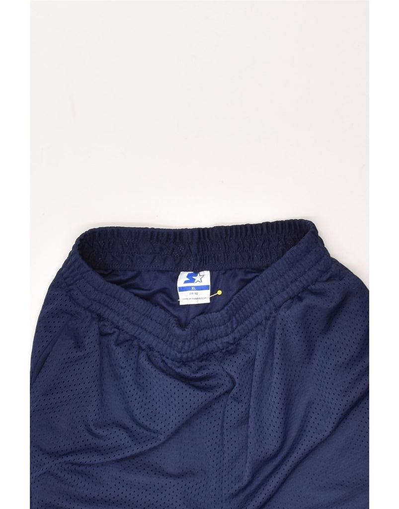 STARTER Boys Sport Shorts 14-15 Years XL Navy Blue Polyester | Vintage Starter | Thrift | Second-Hand Starter | Used Clothing | Messina Hembry 