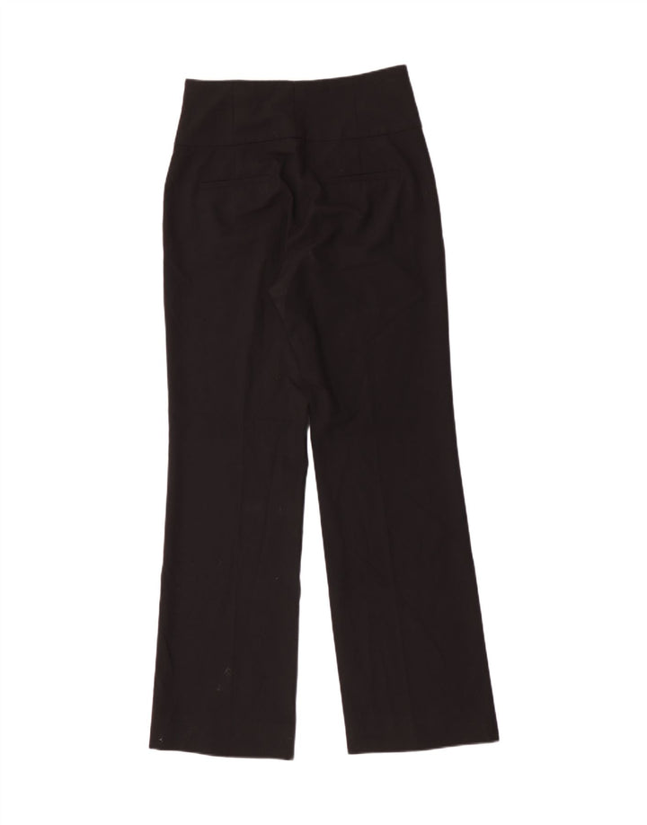 Zara Womens Straight Casual Trousers Medium W28 L32 Black