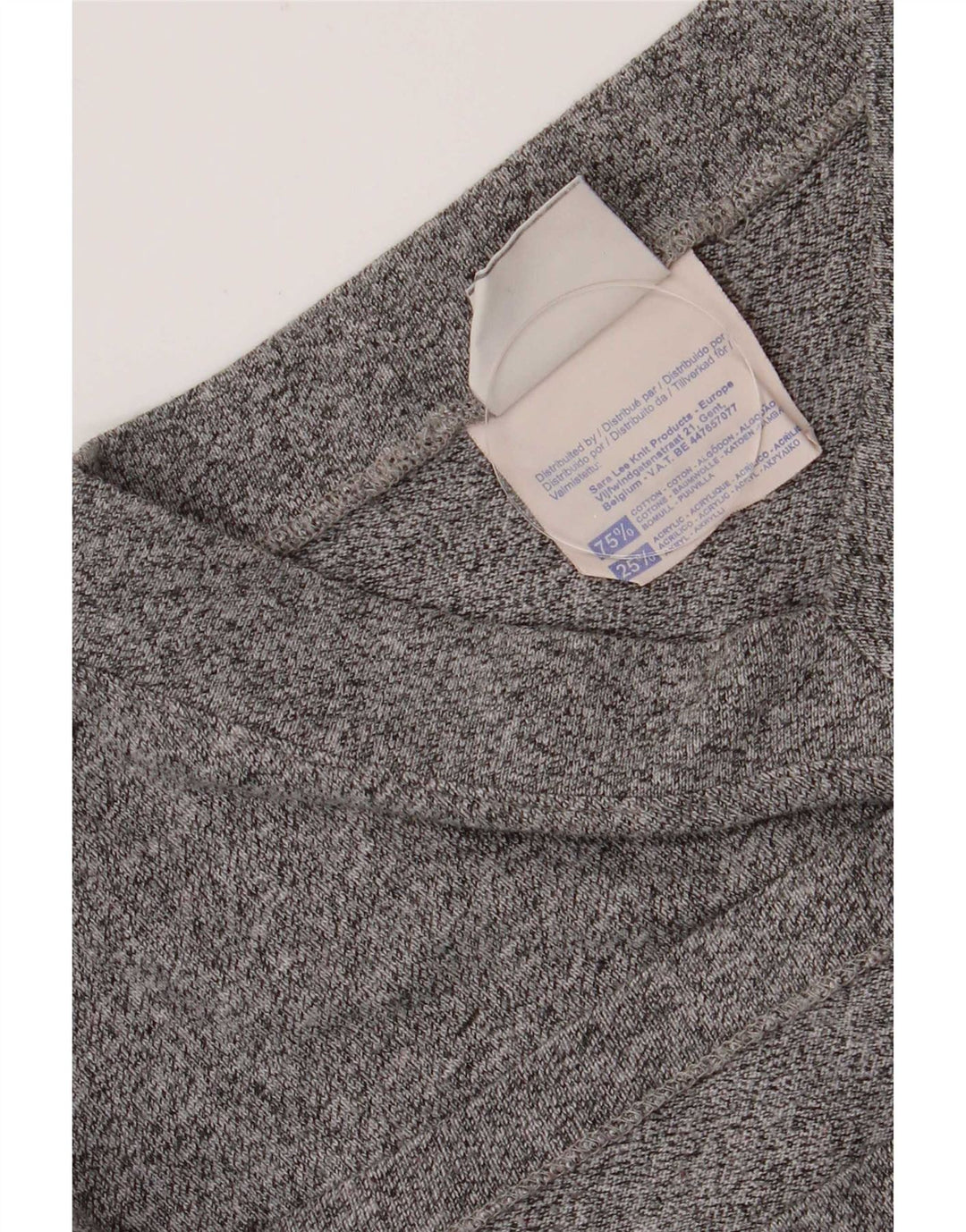 Champion Mens T-Shirt Top Medium Grey Flecked Cotton